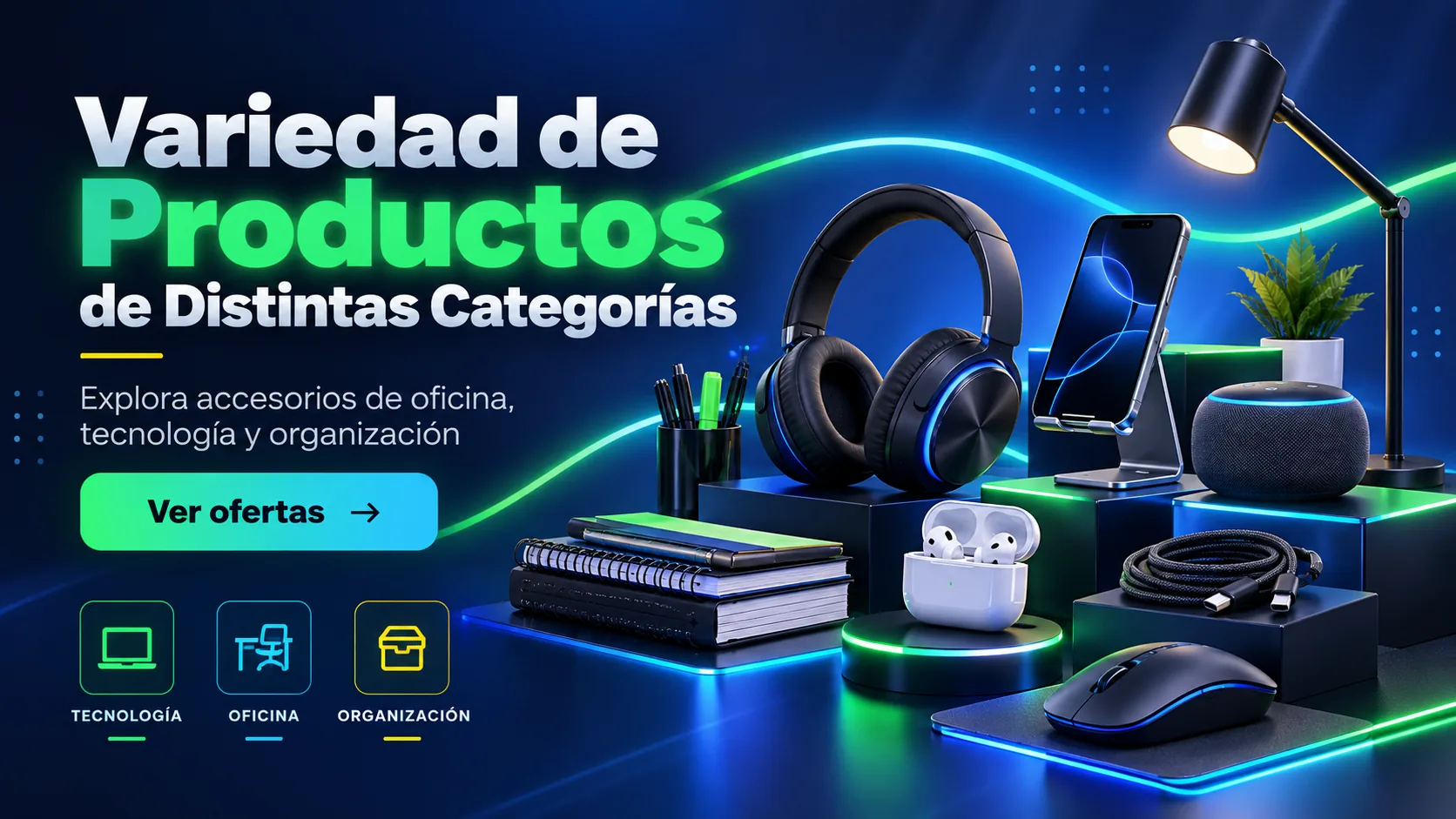 Tecnología, oficina y organización