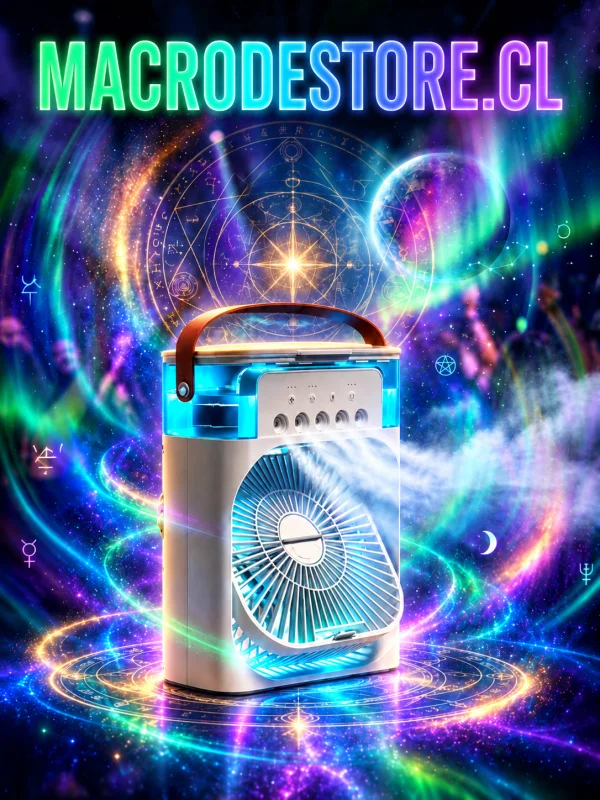 Pack 2 ventiladores humidificadores recargables