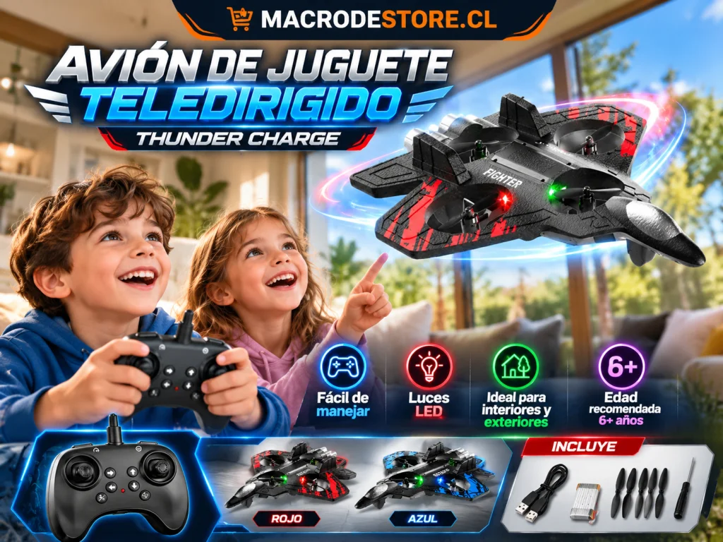 Avión de juguete teledirigido Thunder Charge