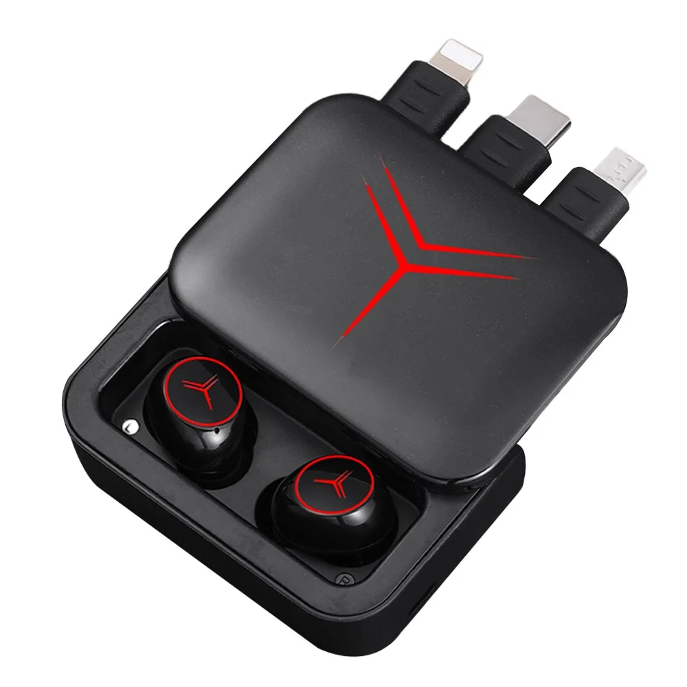 Audífonos Bluetooth M88 Plus con estuche power bank