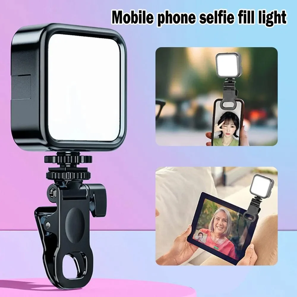 Mini anillo de luz LED para selfies