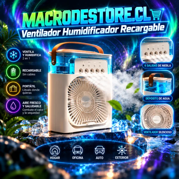 Ventilador humidificador para regalar